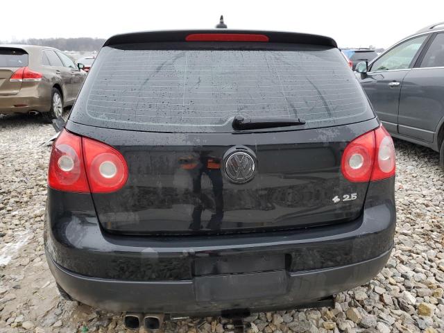 WVWDA71K99W127993 - 2009 VOLKSWAGEN RABBIT BLACK photo 6