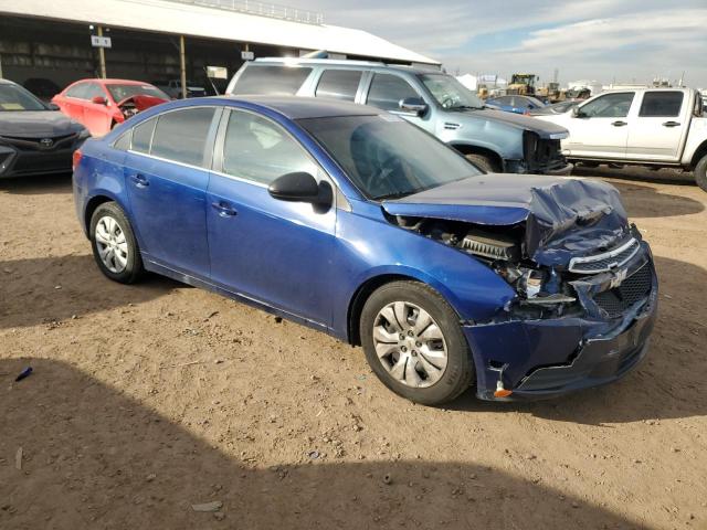 1G1PC5SH7C7387561 - 2012 CHEVROLET CRUZE LS BLUE photo 4