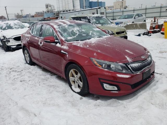 5XXGM4A76FG356885 - 2015 KIA OPTIMA LX BURGUNDY photo 4