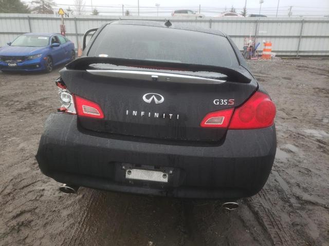 JNKBV61E87M726438 - 2007 INFINITI G35 BLACK photo 6