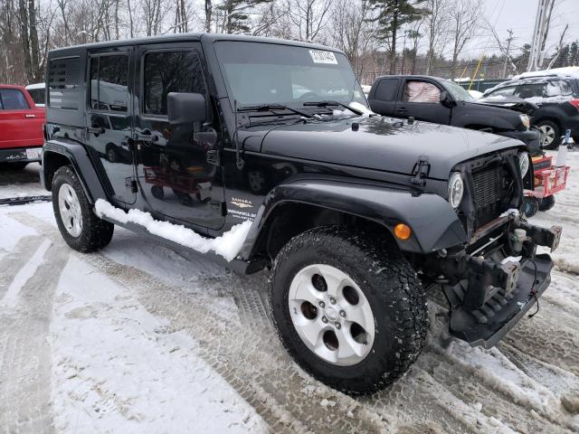 1C4HJWEGXFL500344 - 2015 JEEP WRANGLER U SAHARA BLACK photo 4