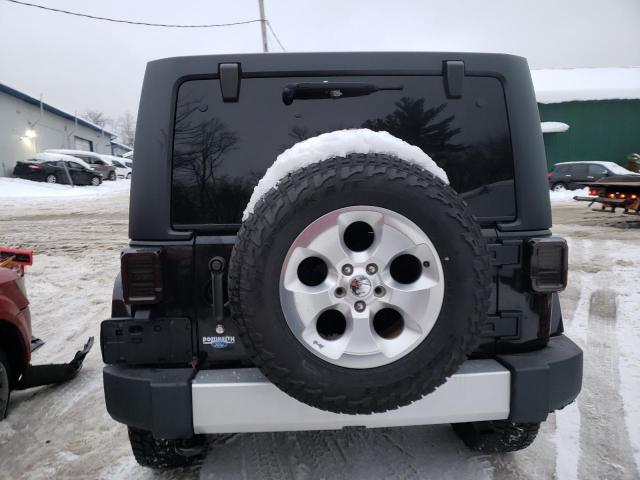 1C4HJWEGXFL500344 - 2015 JEEP WRANGLER U SAHARA BLACK photo 6