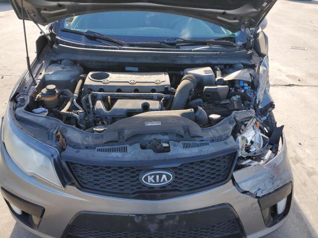 KNAFW6A39B5389857 - 2011 KIA FORTE SX GRAY photo 11