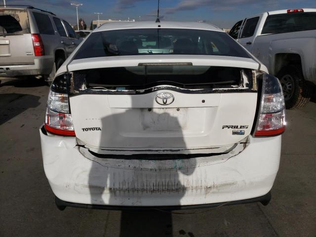 JTDKB20UX53038214 - 2005 TOYOTA PRIUS WHITE photo 6