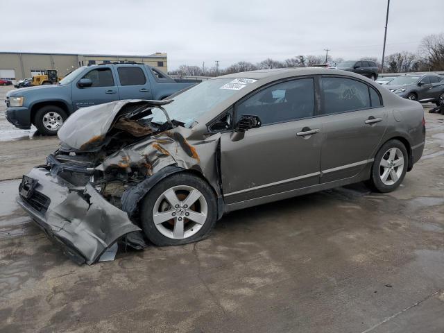 2HGFA15948H532817 - 2008 HONDA CIVIC EXL GRAY photo 1