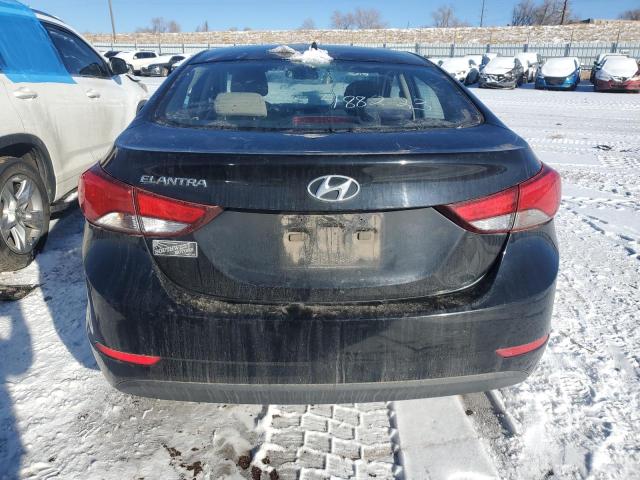 KMHDH4AEXGU512164 - 2016 HYUNDAI ELANTRA SE BLACK photo 6