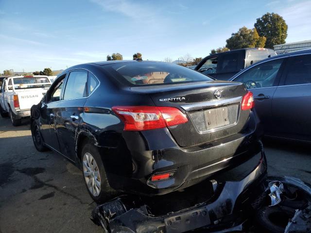 3N1AB7AP3HL712331 - 2017 NISSAN SENTRA S BLACK photo 2