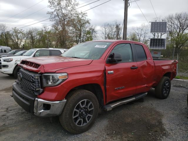 5TFUW5F1XJX703157 - 2018 TOYOTA TUNDRA DOUBLE CAB SR/SR5  photo 2