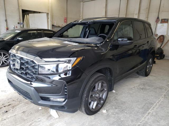 5FNYF8H5XNB027117 - 2022 HONDA PASSPORT EXL 黑色 照片 1