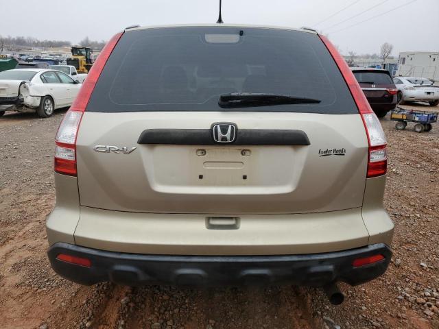 JHLRE38359C007386 - 2009 HONDA CR-V LX TAN photo 6