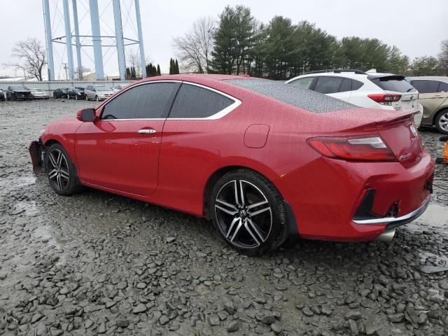 1HGCT2B06GA007683 - 2016 HONDA ACCORD TOURING RED photo 2