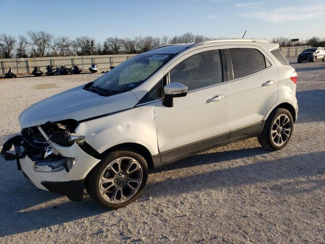 MAJ3S2KE3LC343728 - 2020 FORD ECOSPORT TITANIUM WHITE photo 1