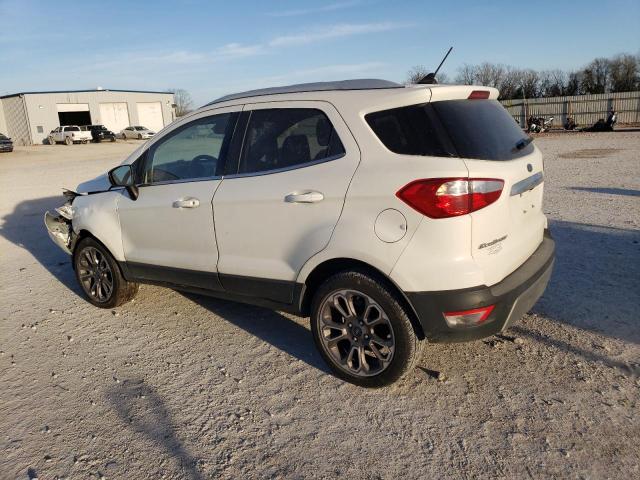 MAJ3S2KE3LC343728 - 2020 FORD ECOSPORT TITANIUM WHITE photo 2