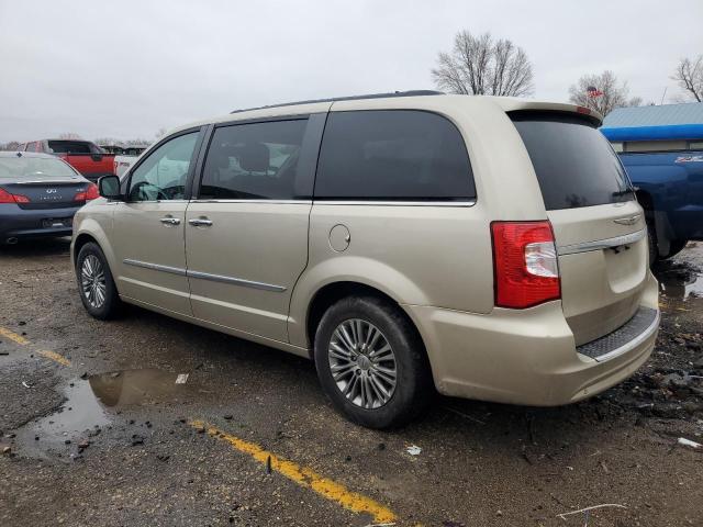 2C4RC1CG5DR595680 - 2013 CHRYSLER TOWN & COU TOURING L GOLD photo 2