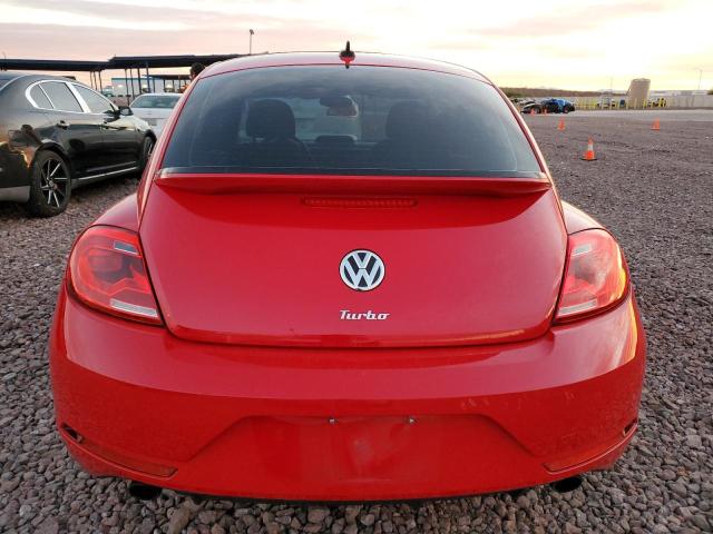 3VWVT7AT6EM615359 - 2014 VOLKSWAGEN BEETLE TURBO RED photo 6