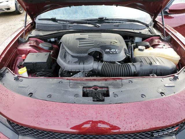 2C3CDXHG7KH597260 - 2019 DODGE CHARGER GT RED photo 11