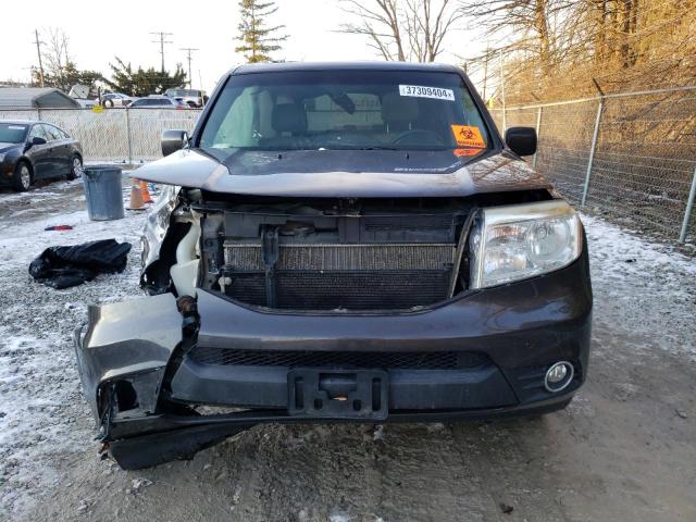 5FNYF4H58DB045476 - 2013 HONDA PILOT EXL BROWN photo 5