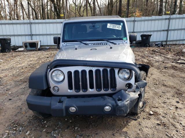 1C4BJWDGXJL874355 - 2018 JEEP WRANGLER U SPORT ვერცხლისფერი ფოტო 5