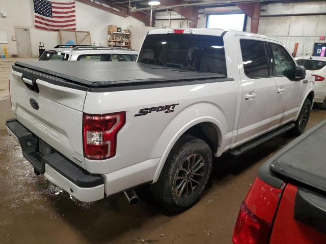 1FTEW1EP9JFD69227 - 2018 FORD F150 SUPER WHITE photo 3