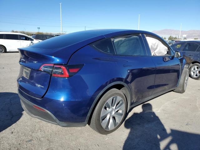 7SAYGDEE2NF447709 - 2022 TESLA MODEL Y BLUE photo 3