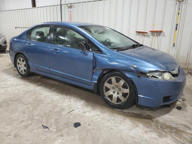 2HGFA16569H342661 - 2009 HONDA CIVIC LX BLUE photo 4