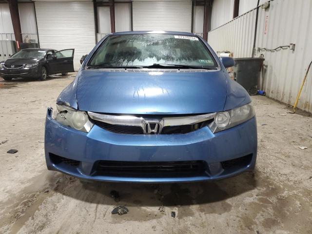 2HGFA16569H342661 - 2009 HONDA CIVIC LX BLUE photo 5