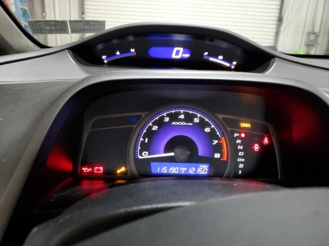 2HGFA16569H342661 - 2009 HONDA CIVIC LX BLUE photo 9