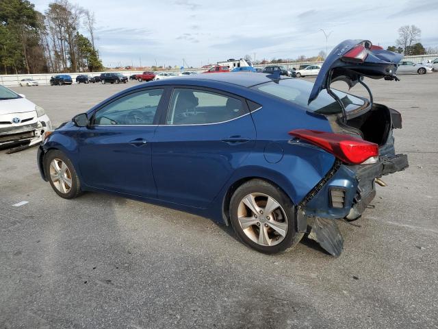 KMHDH4AE3GU478682 - 2016 HYUNDAI ELANTRA SE BLUE photo 2