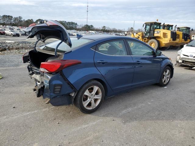 KMHDH4AE3GU478682 - 2016 HYUNDAI ELANTRA SE BLUE photo 3