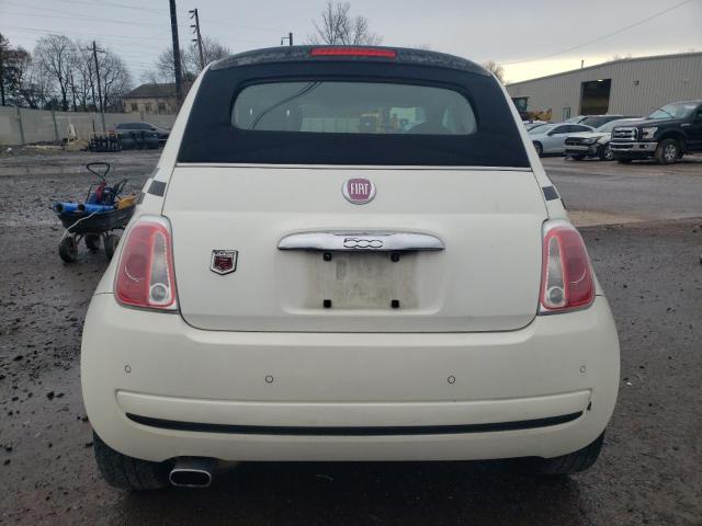 3C3CFFDR9CT310358 - 2012 FIAT 500 POP WHITE photo 6