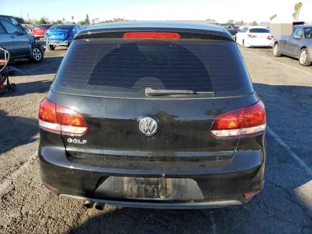 WVWDB7AJ4CW316045 - 2012 VOLKSWAGEN GOLF BLACK photo 6