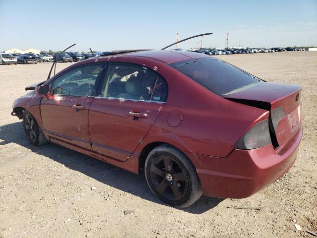 1HGFA16876L134961 - 2006 HONDA CIVIC EX BURGUNDY photo 2