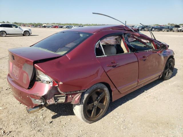 1HGFA16876L134961 - 2006 HONDA CIVIC EX BURGUNDY photo 3