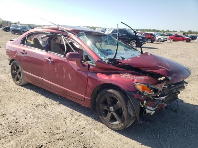 1HGFA16876L134961 - 2006 HONDA CIVIC EX BURGUNDY photo 4