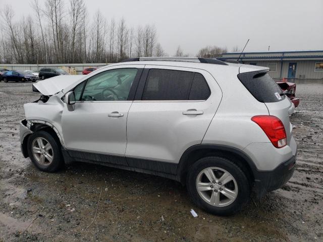 3GNCJPSB3GL235840 - 2016 CHEVROLET TRAX 1LT SILVER photo 2