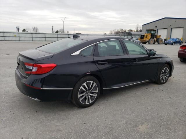 1HGCV3F56JA011715 - 2018 HONDA ACCORD HYBRID EXL BLACK photo 3