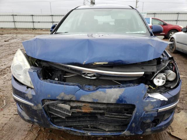 KMHDB8AE0CU143463 - 2012 HYUNDAI ELANTRA TO GLS BLUE photo 5