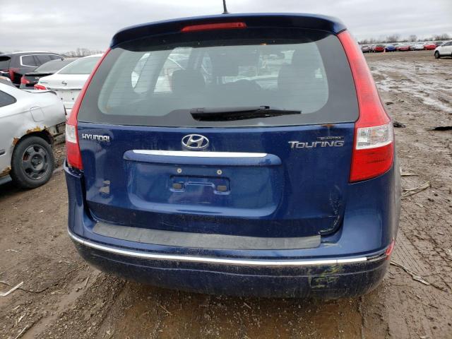 KMHDB8AE0CU143463 - 2012 HYUNDAI ELANTRA TO GLS BLUE photo 6