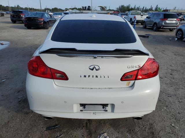 JN1CV6AR7DM350242 - 2013 INFINITI G37 WHITE photo 6