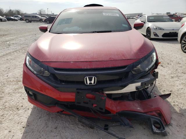 2HGFC2F80LH598893 - 2020 HONDA CIVIC SPORT 红色 照片 5