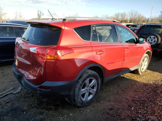 2T3WFREV0DW067068 - 2013 TOYOTA RAV4 XLE RED photo 3