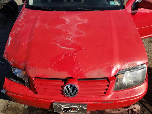 3VWSD69M81M187554 - 2001 VOLKSWAGEN JETTA GLS RED photo 11