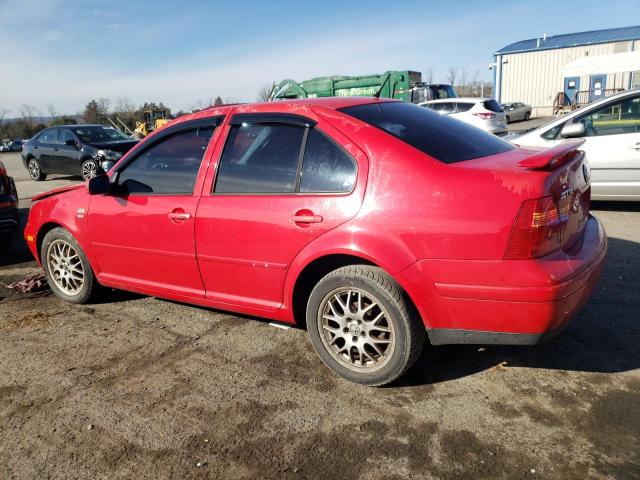 3VWSD69M81M187554 - 2001 VOLKSWAGEN JETTA GLS RED photo 2