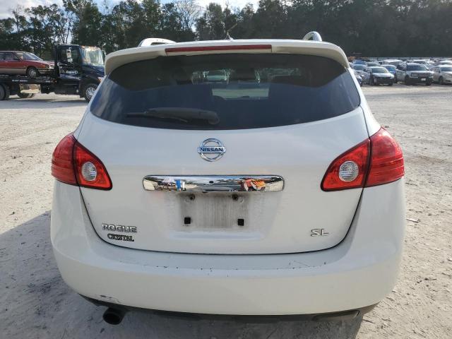 JN8AS5MT7CW302553 - 2012 NISSAN ROGUE S WHITE photo 6