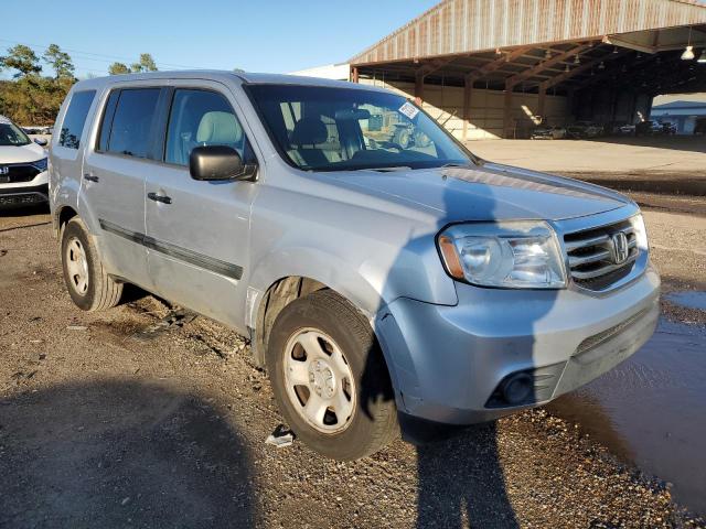 5FNYF3H21DB044878 - 2013 HONDA PILOT LX SILVER photo 4