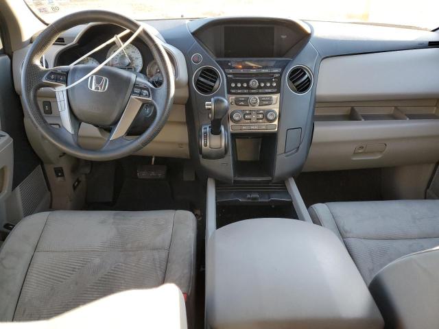 5FNYF3H21DB044878 - 2013 HONDA PILOT LX SILVER photo 8