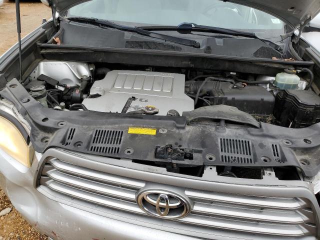 JTEES41A492135638 - 2009 TOYOTA HIGHLANDER SILVER photo 12