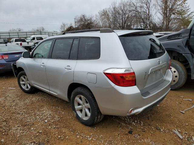 JTEES41A492135638 - 2009 TOYOTA HIGHLANDER SILVER photo 2