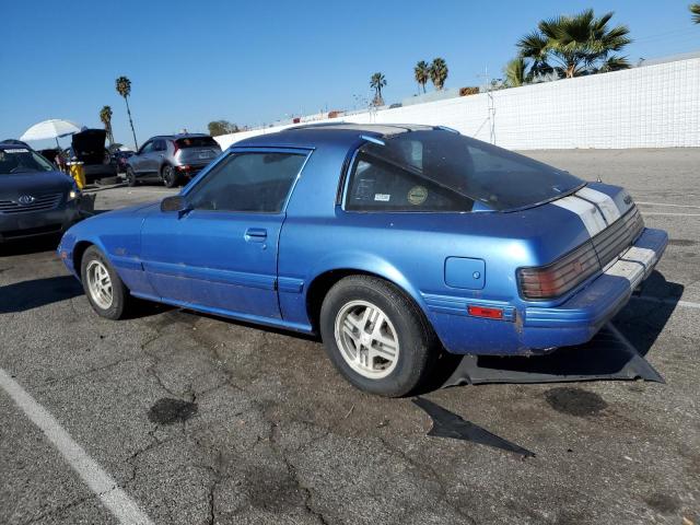 JM1FB3310B0514010 - 1981 MAZDA RX7 BLUE photo 2