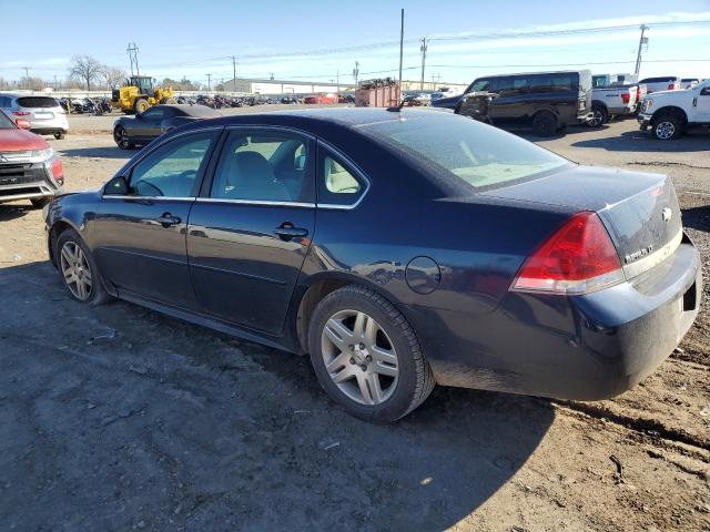 2G1WB5EK7A1189580 - 2010 CHEVROLET IMPALA LT BLUE photo 2